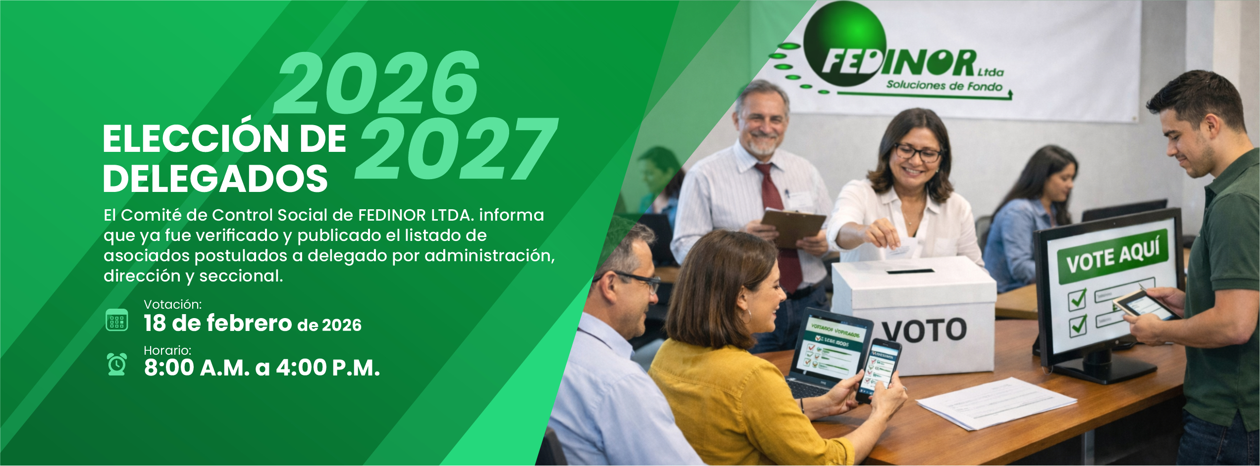 ELECCIÓN DE DELEGADOS 2026 – 2027